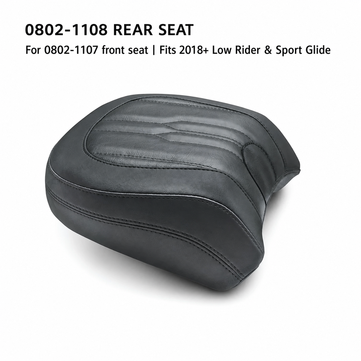 0802-1108 rear seat for 0802-1107 front seat