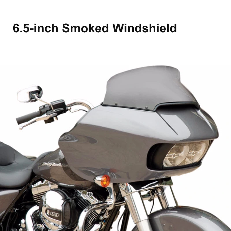 6.5-inch Smoked Windshield for Road Glide