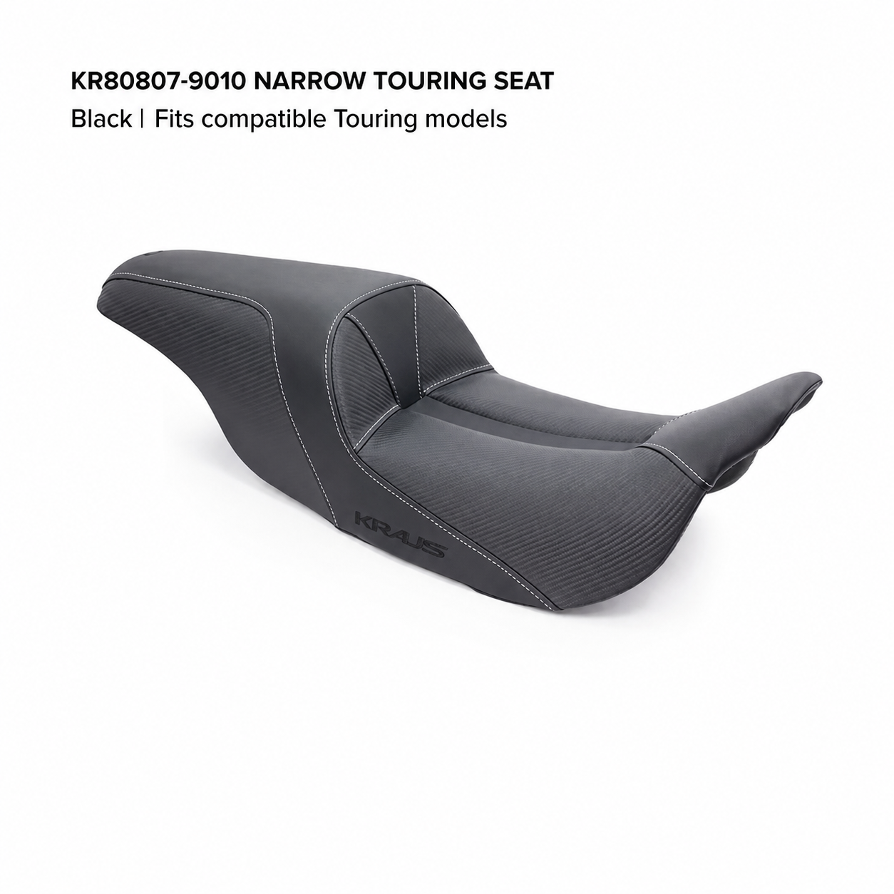 KR80807-9010 narrow touring seat in black