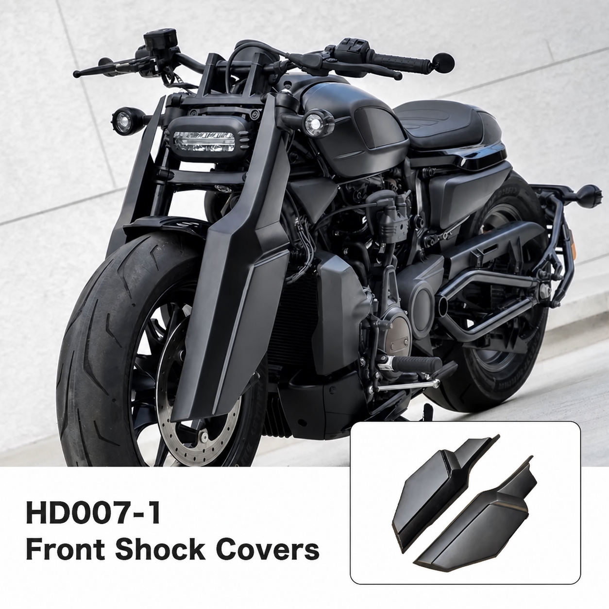 HD007-1 Front Shock Covers