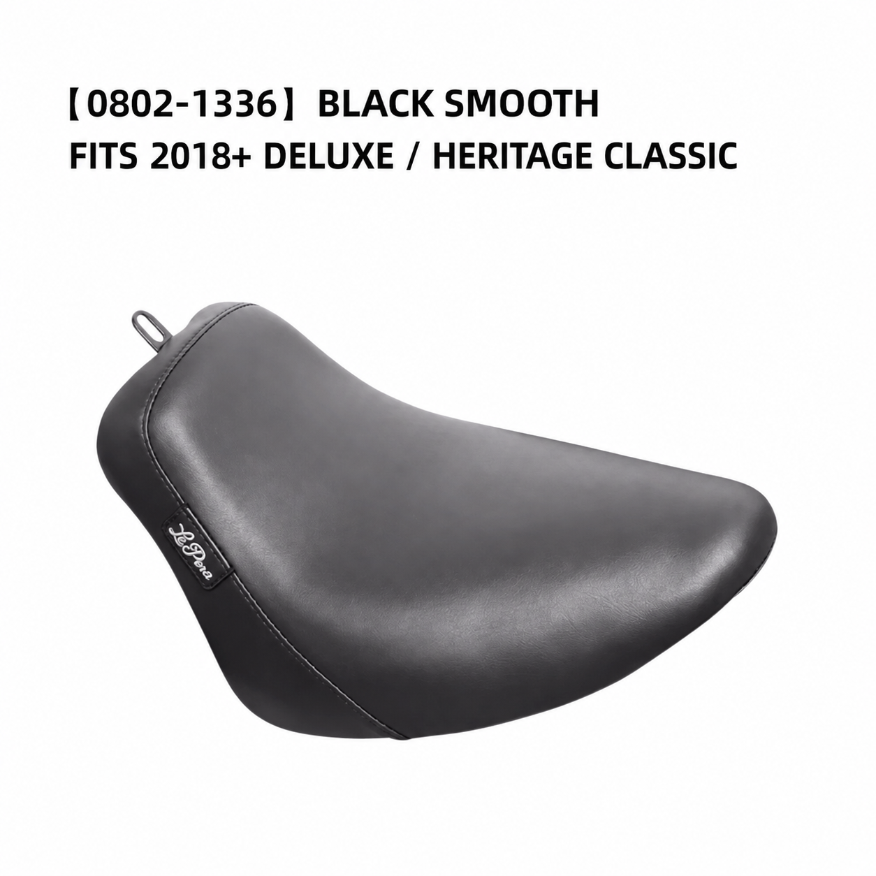 0802-1336 black smooth Deluxe Heritage Classic seat