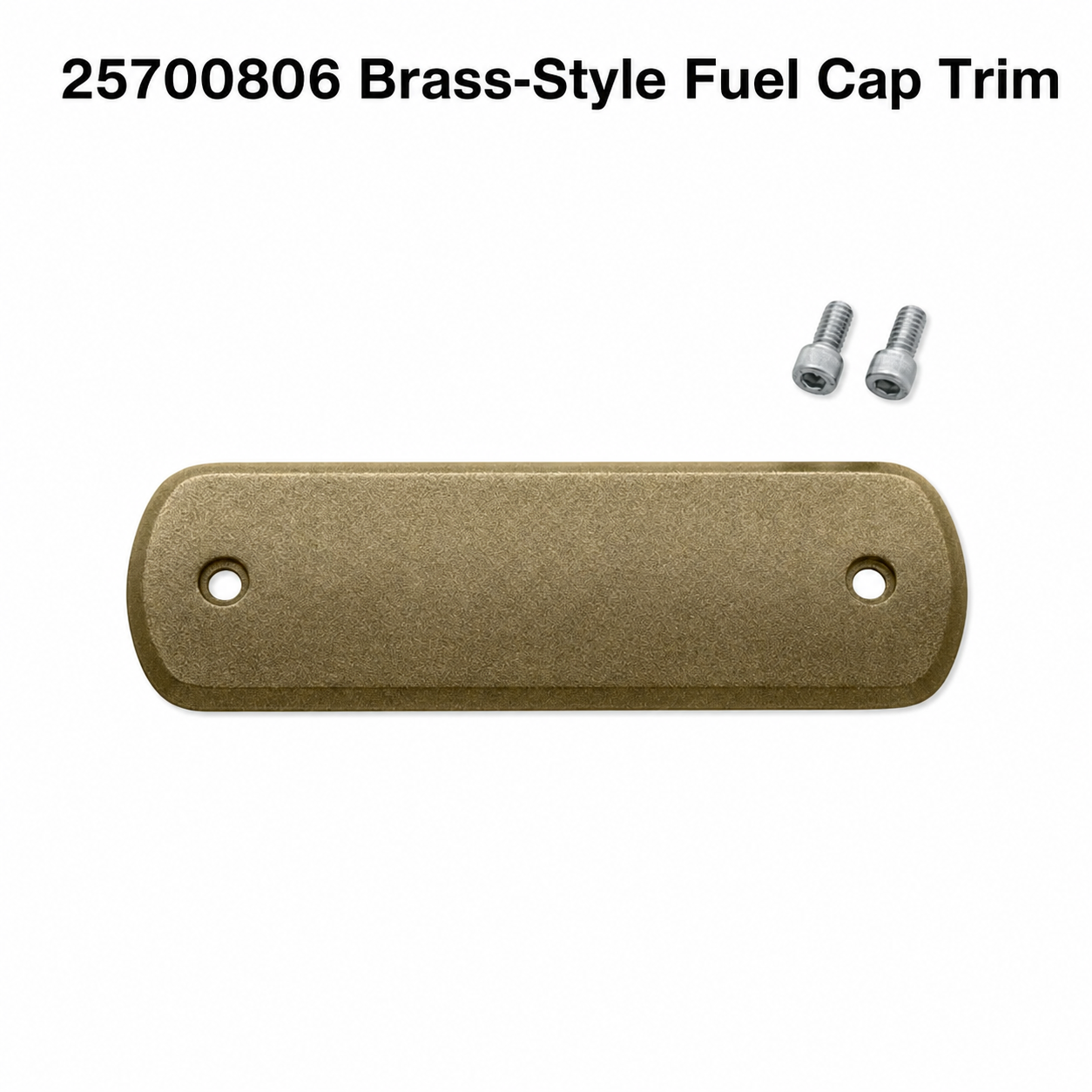 25700806 Brass-Style Fuel Cap Trim