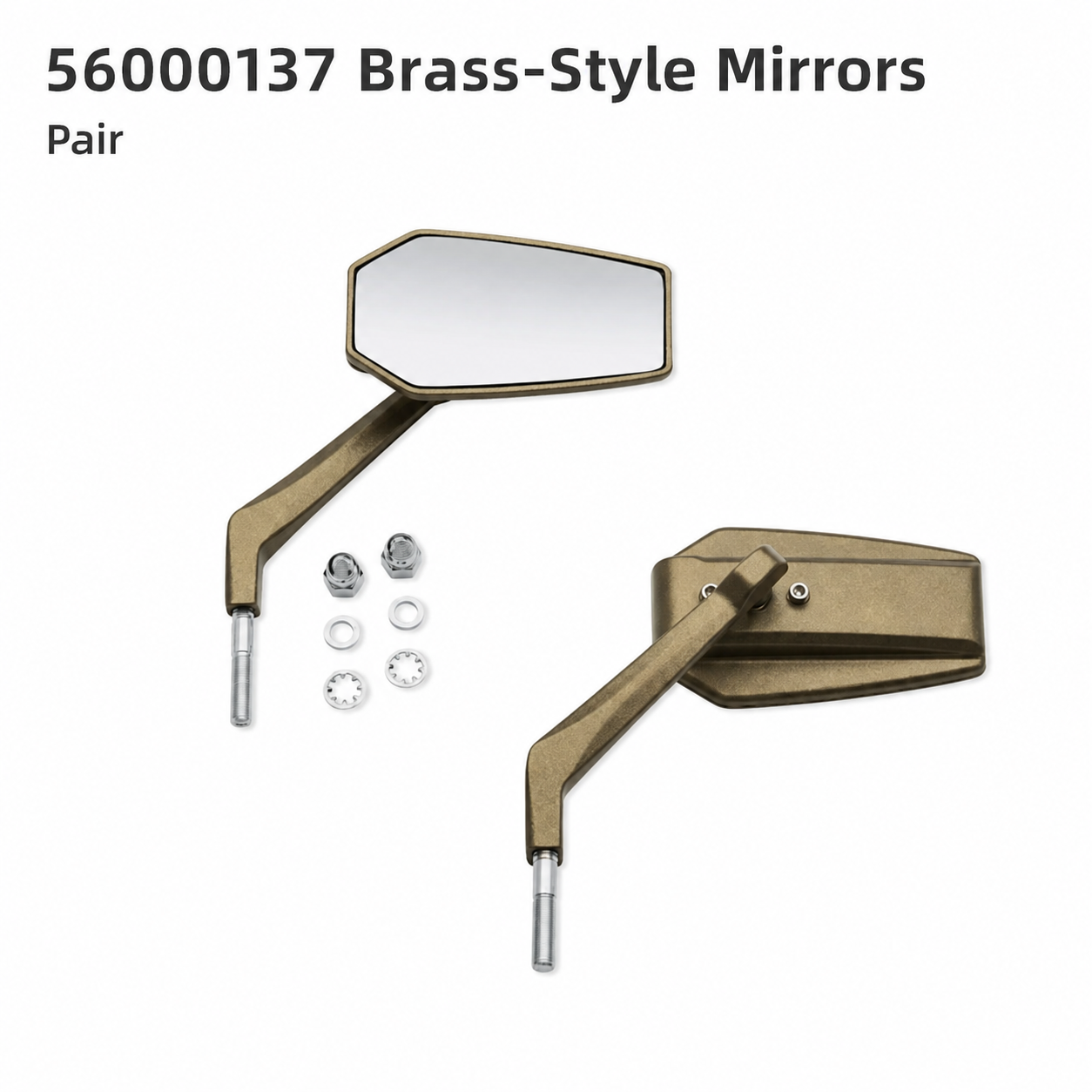 56000137 Brass-Style Mirrors