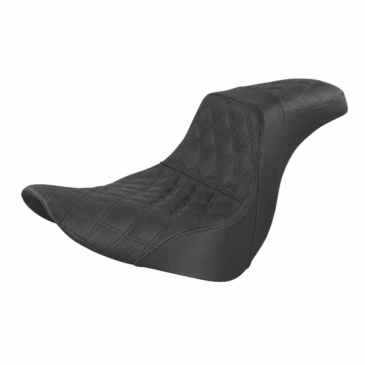 Unbranded motorcycle seat without rider backrest