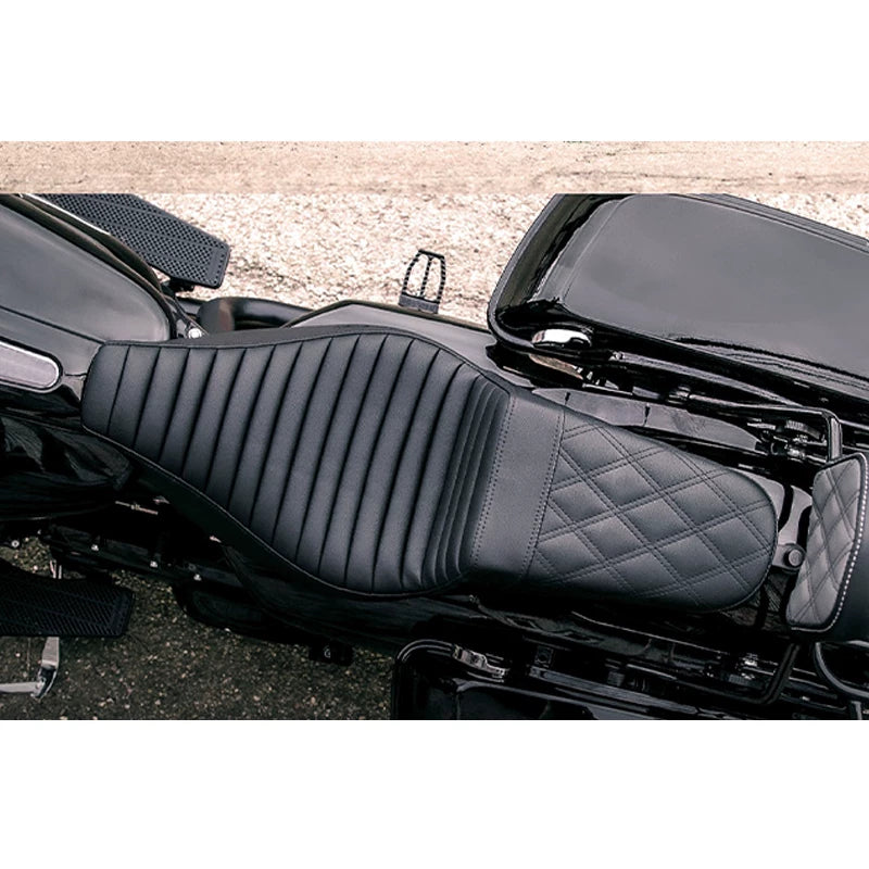 Extended step-up touring seat top view
