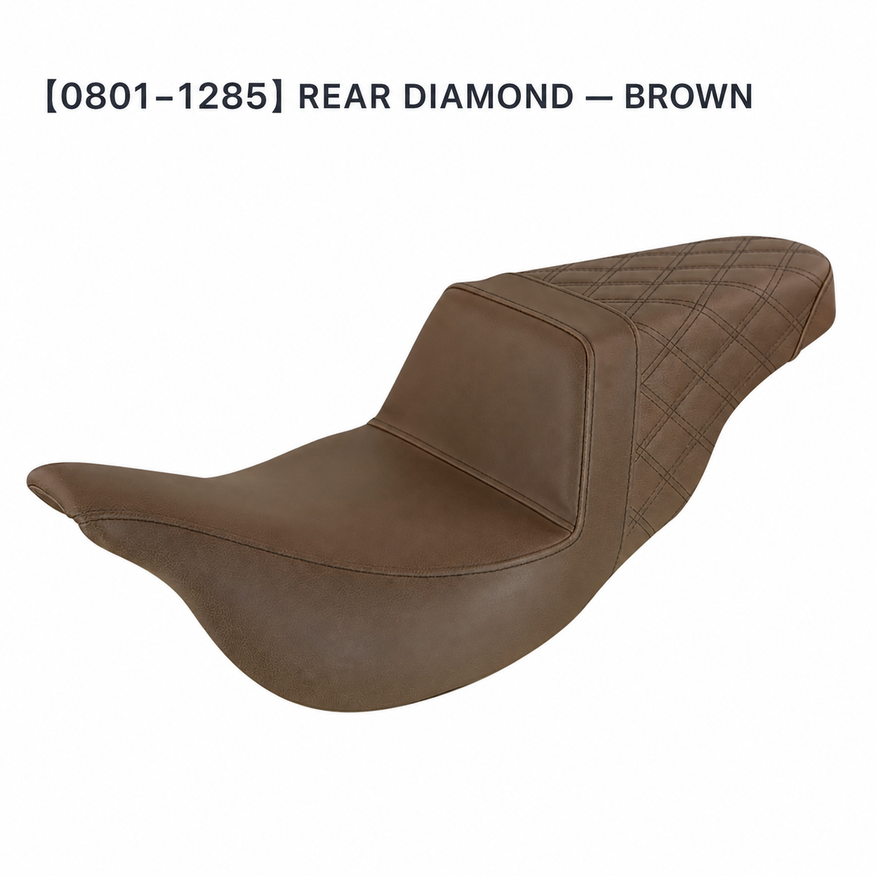 0801-1285 rear diamond brown seat
