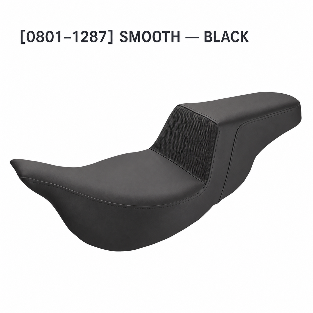 0801-1287 smooth black seat