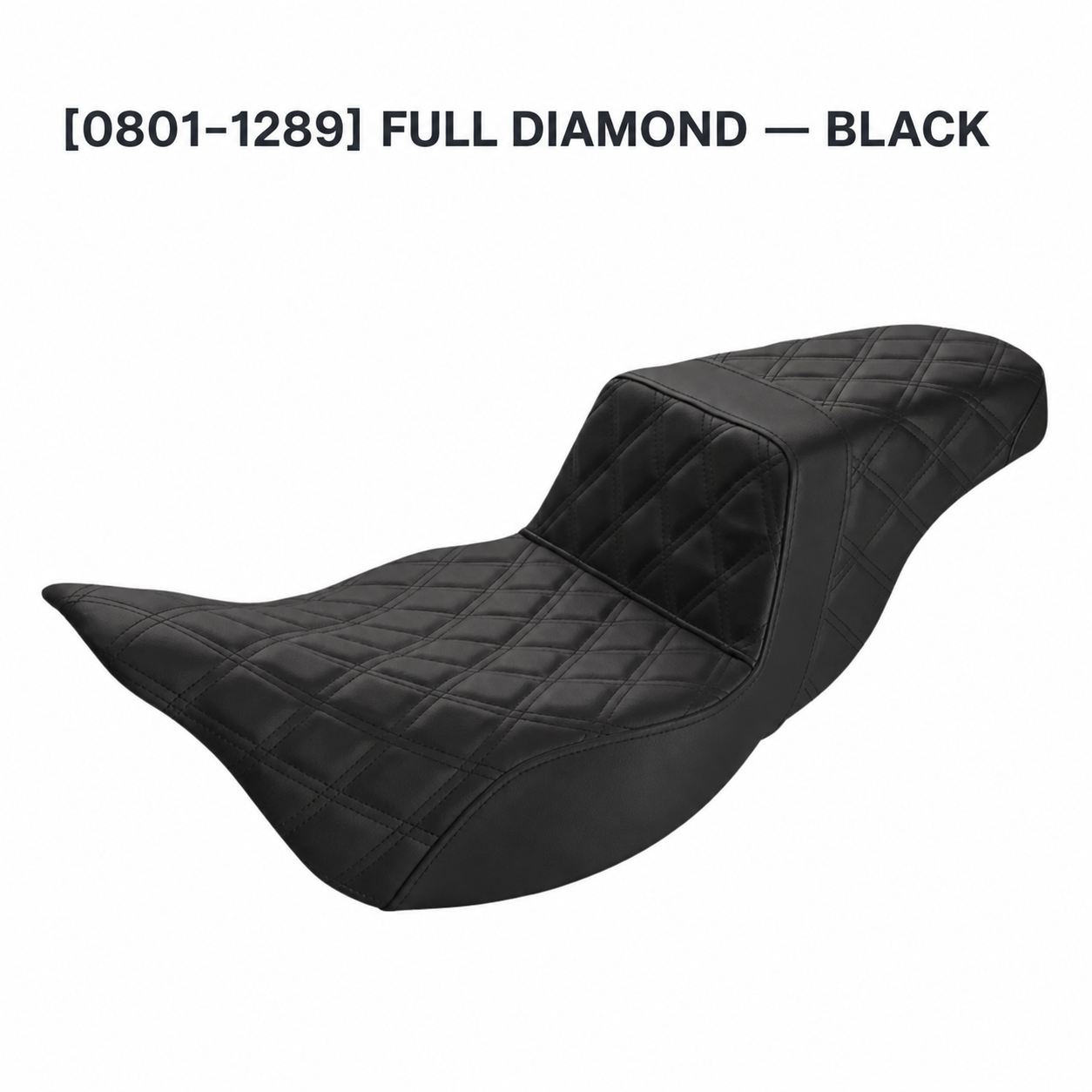 0801-1289 full diamond black seat