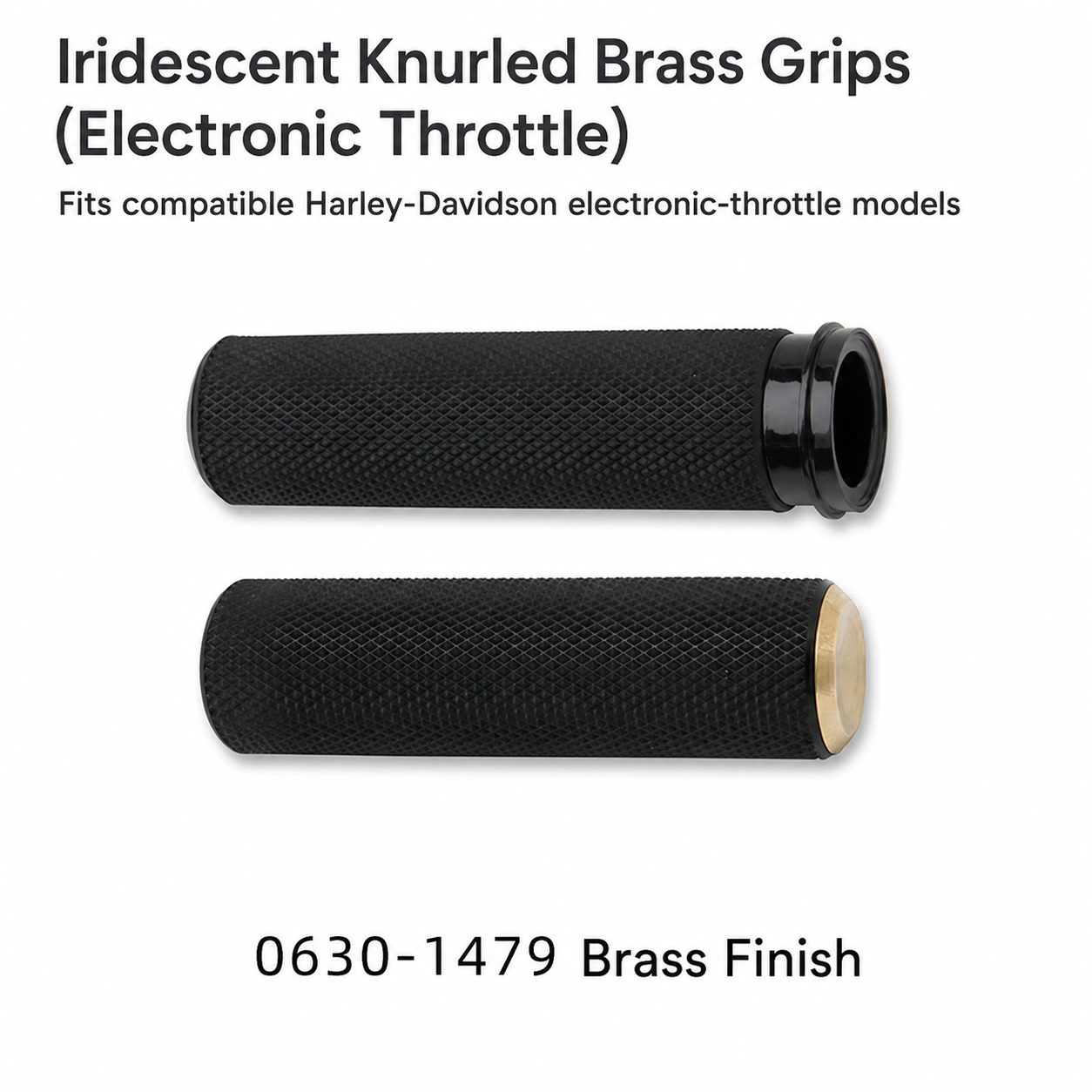 Iridescent Knurled Brass / Electronic Throttle