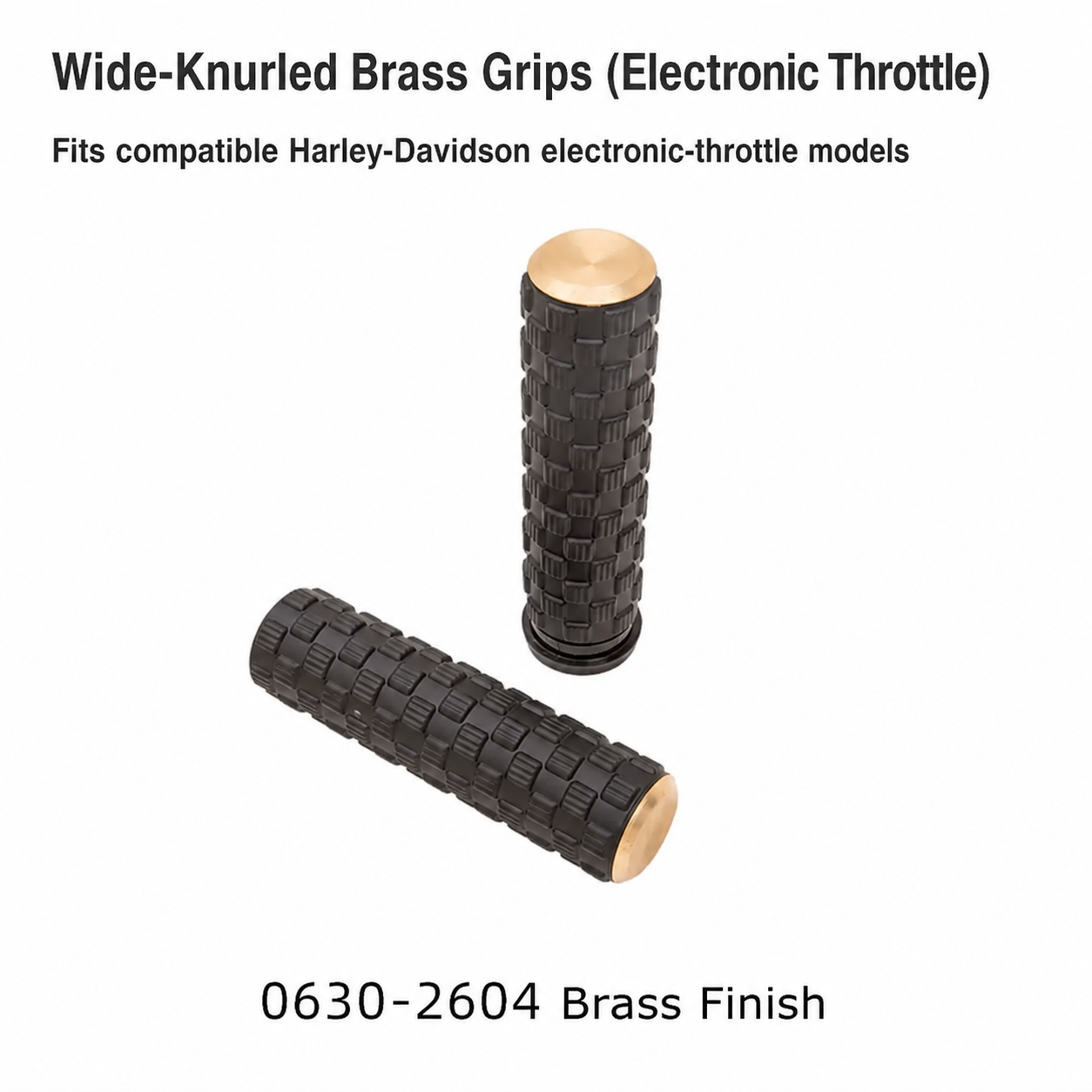 Wide-Knurled Brass / Electronic Throttle