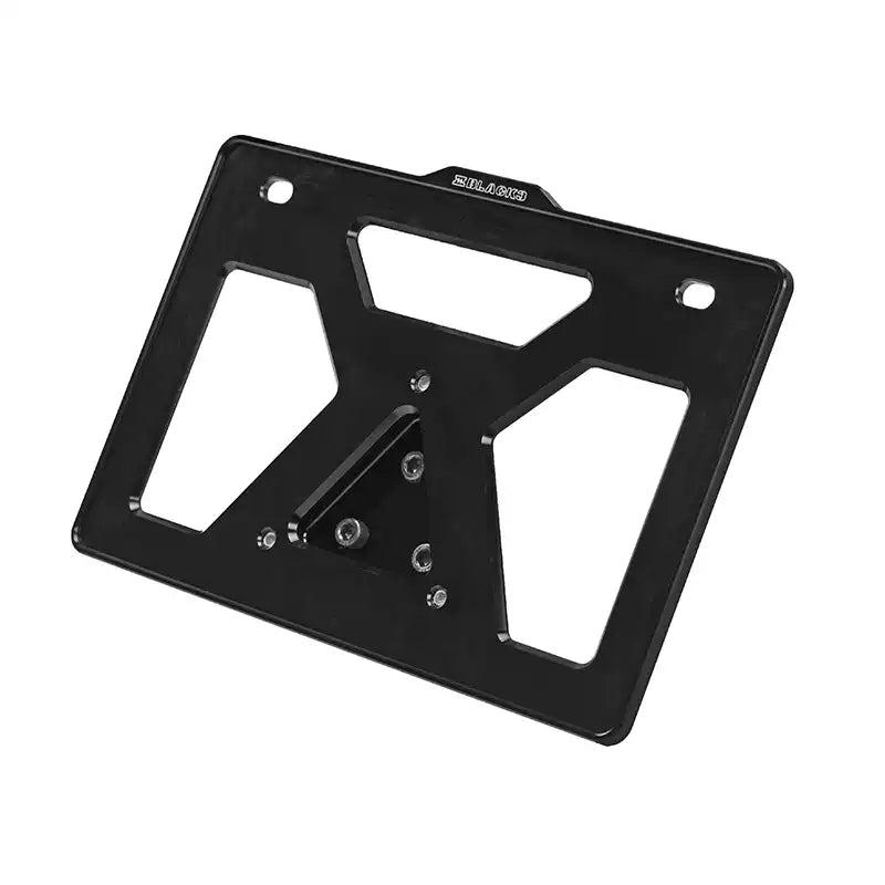 BLACK3 B3H0513-BK black CNC aluminum license plate bracket