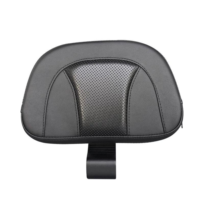 Black stitch rider backrest