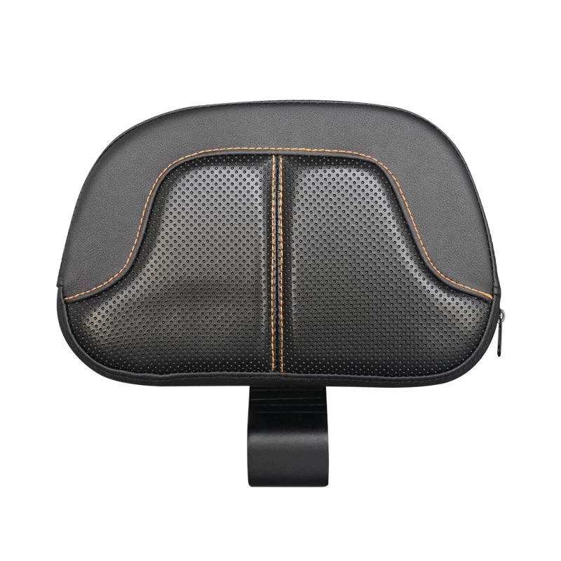 Orange stitch rider backrest
