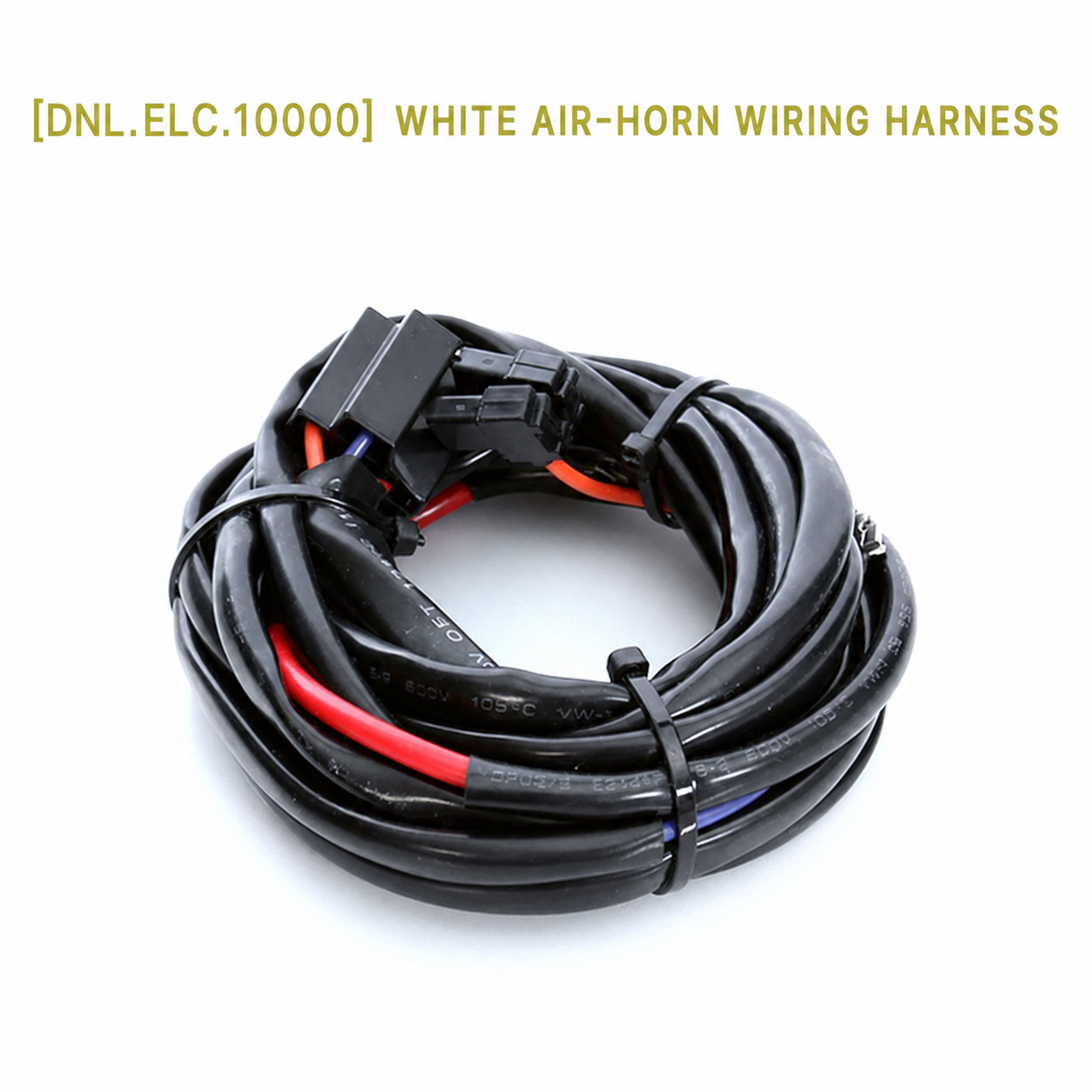 White Air-Horn Wiring Harness (DNL.ELC.10000)