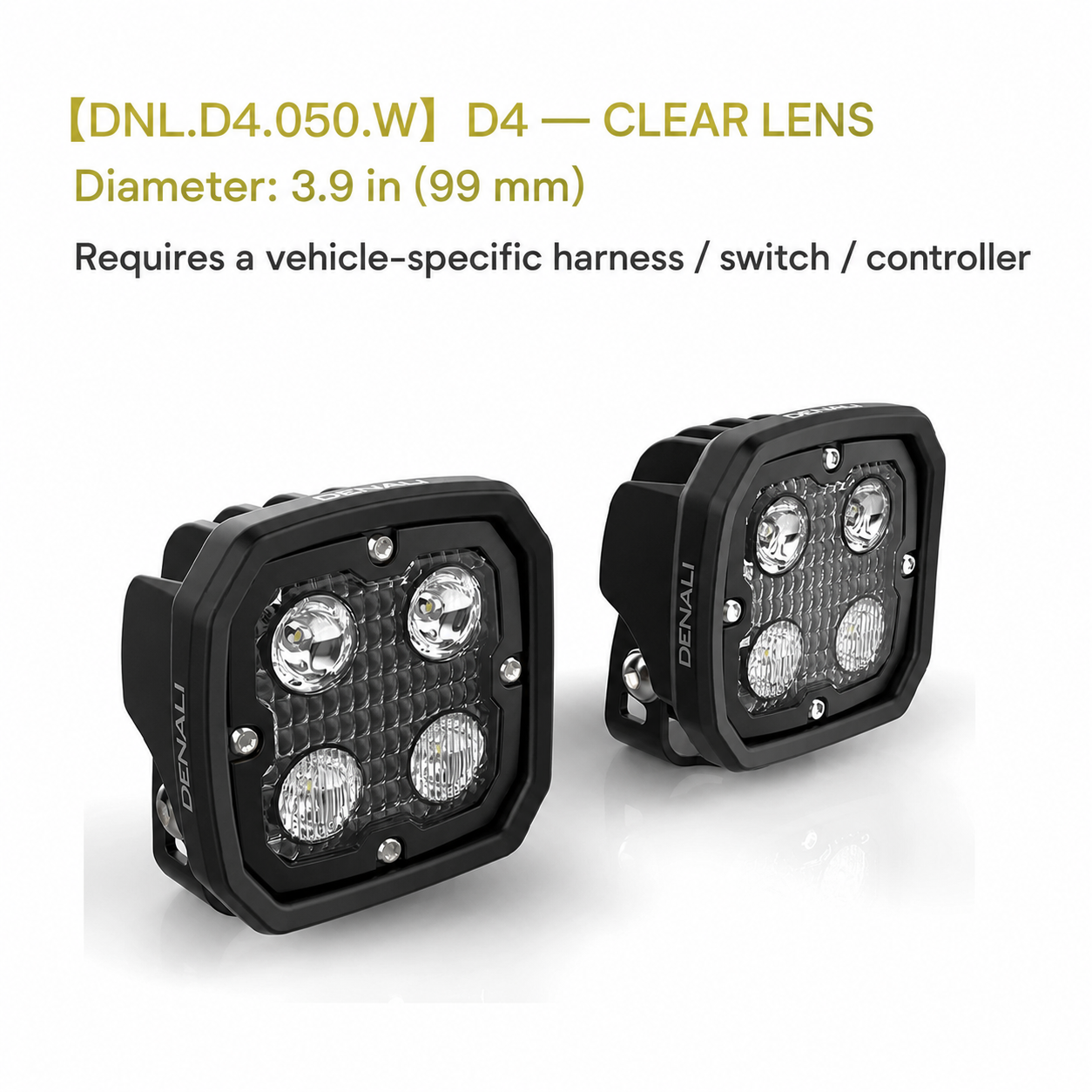 D4 — Clear Lens (DNL.D4.050.W)