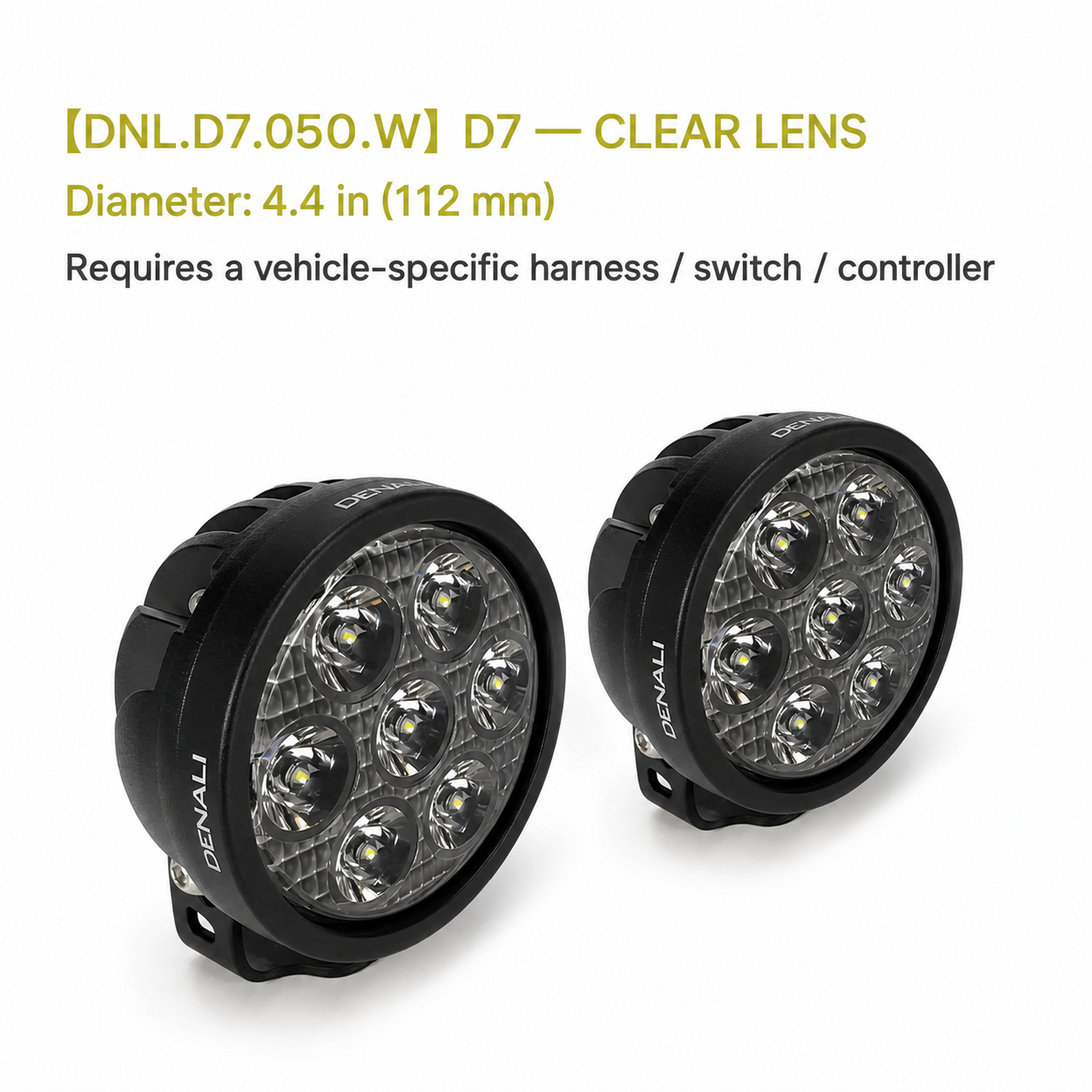 D7 — Clear Lens (DNL.D7.050.W)