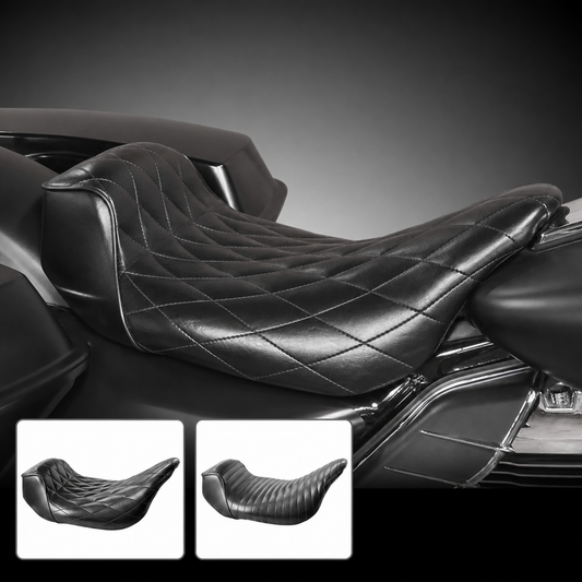 Solo touring motorcycle seat gallery-1