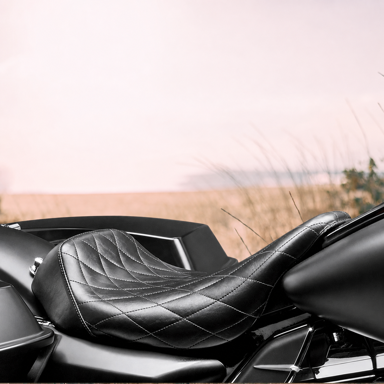 Solo touring motorcycle seat gallery-1