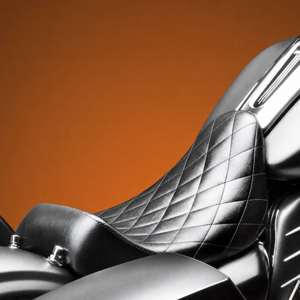 Solo touring motorcycle seat gallery-2