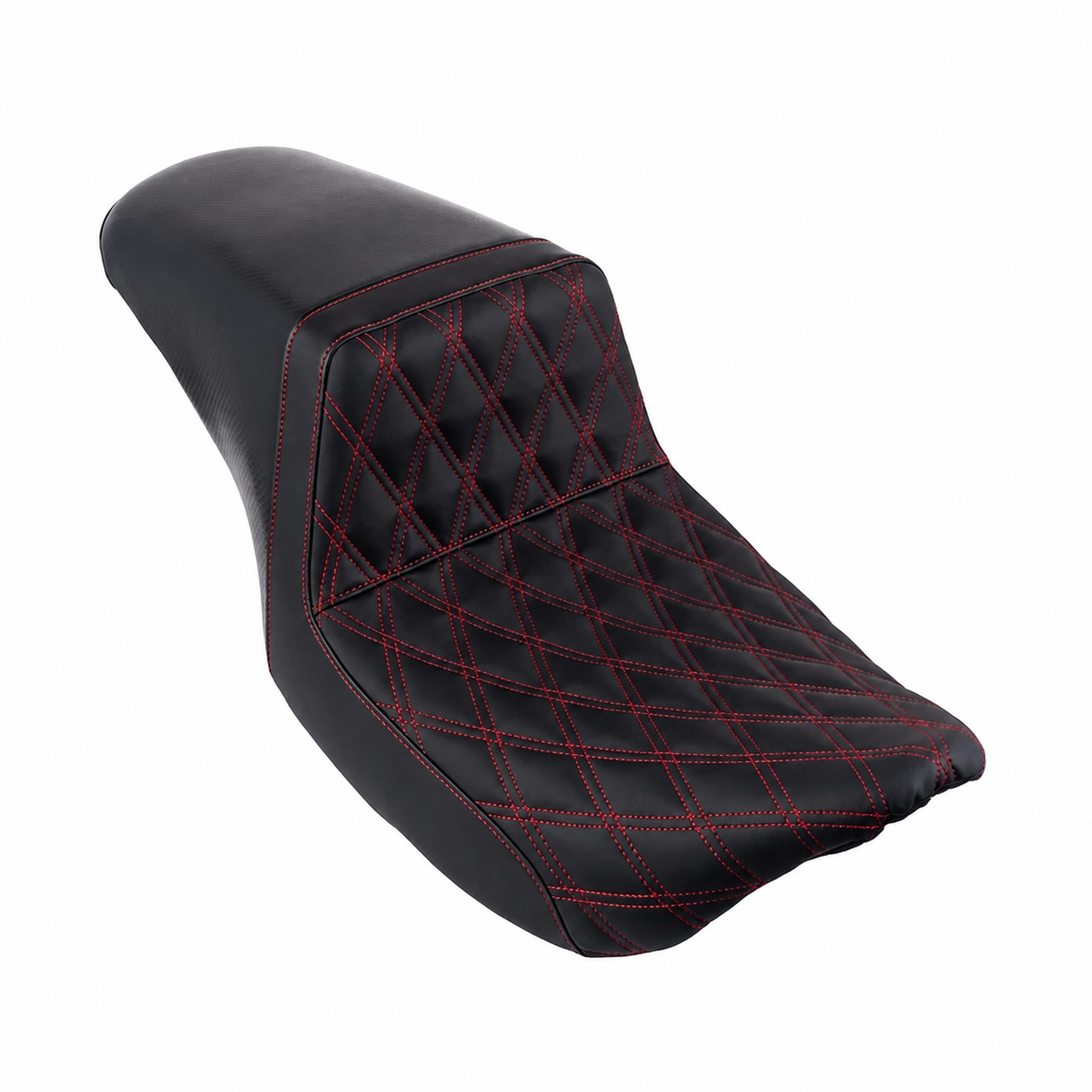 Diamond stitched touring motorcycle seat variant-5061925841059
