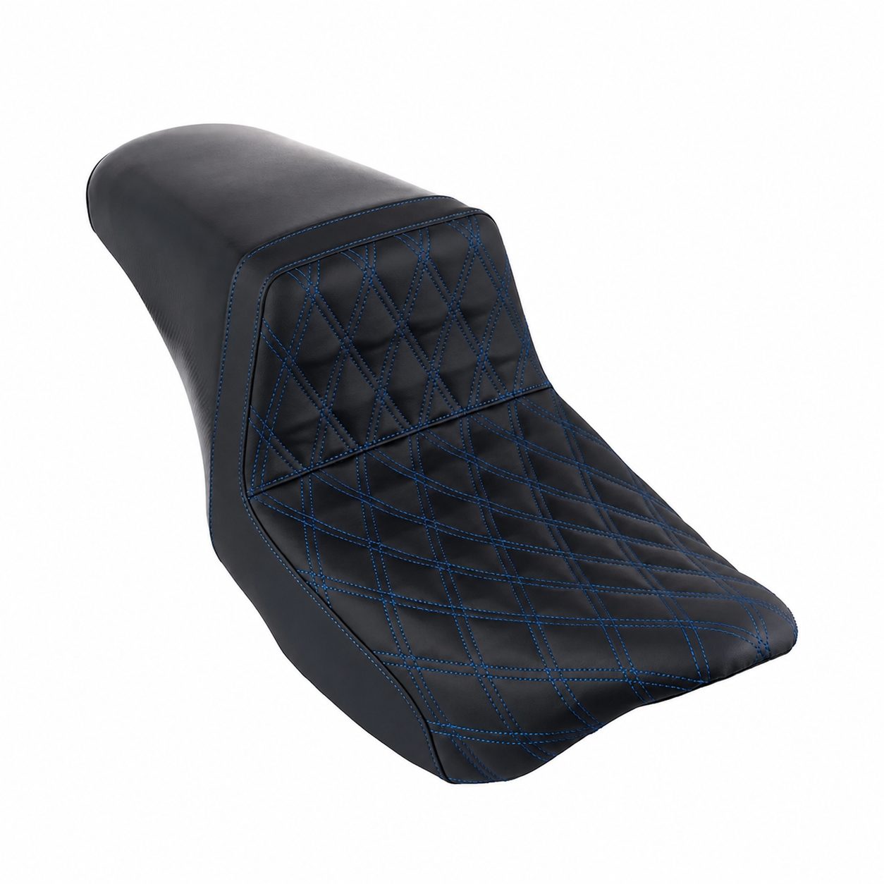 Diamond stitched touring motorcycle seat variant-5061925841061