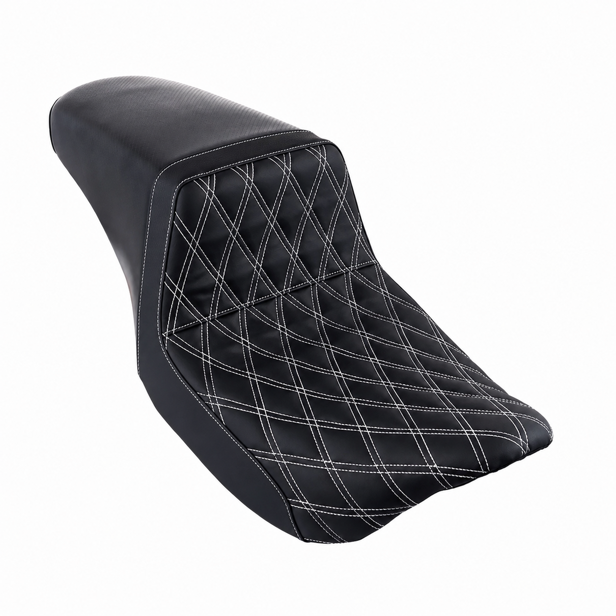 Diamond stitched touring motorcycle seat variant-5061925841063