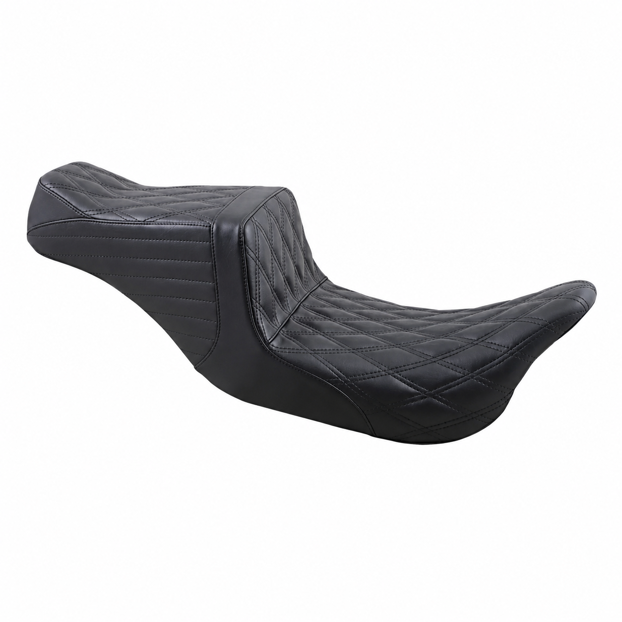Diamond black stitch seat