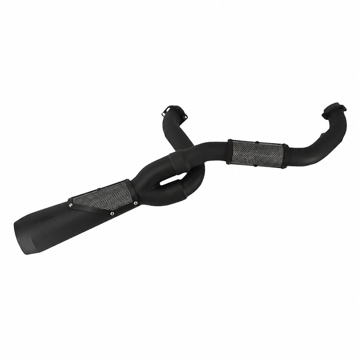 Black Trask 2-Into-1 full exhaust system