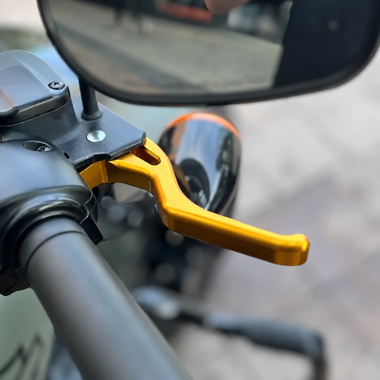 Gold lever installed