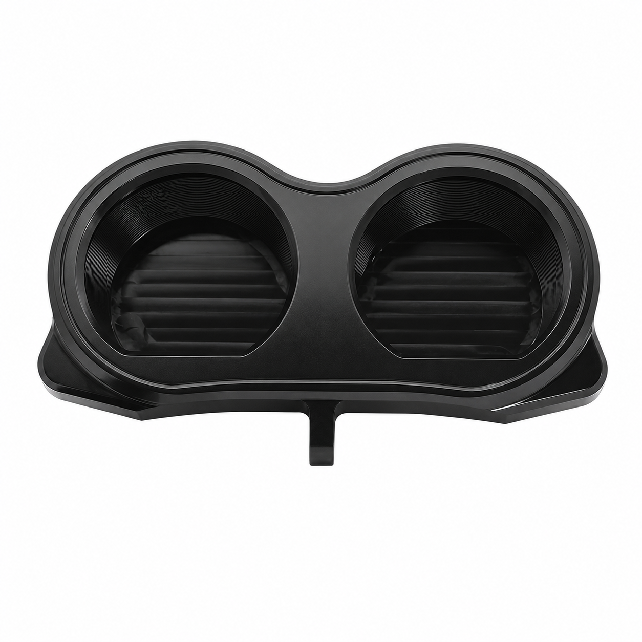 Black dual gauge mount