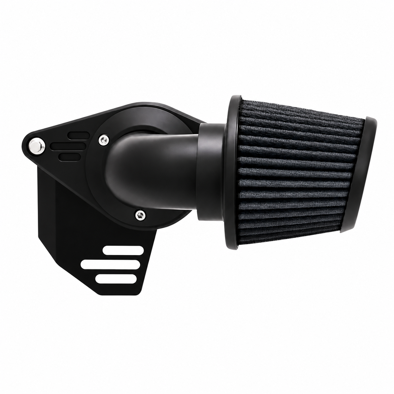 Black mushroom-style air cleaner