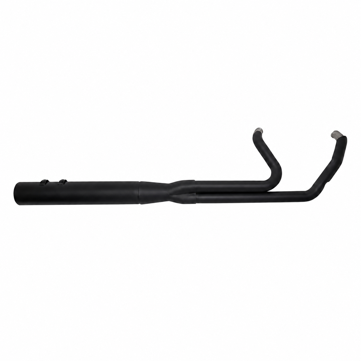 Black two-into-one full exhaust