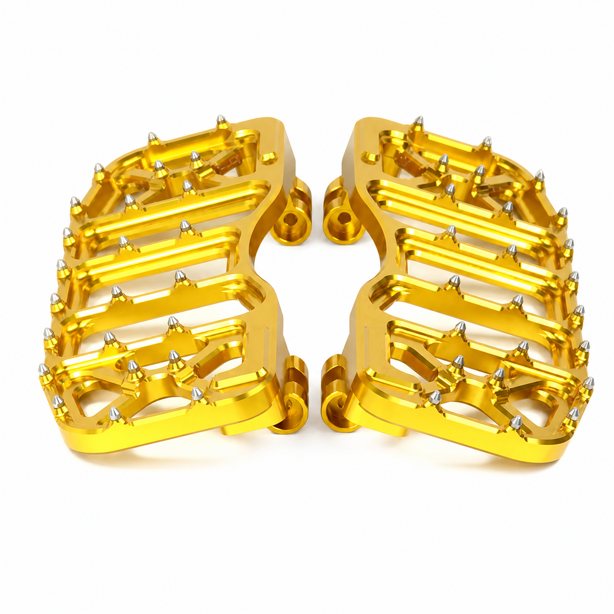 Gold V5 rider floorboards