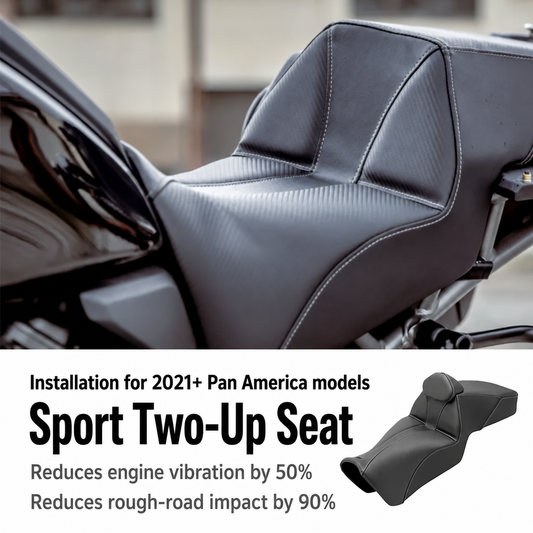 Pan America two-up seat overview