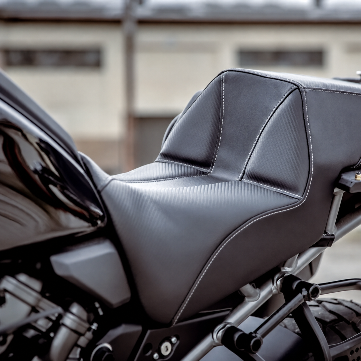 Adventure two-up seat installed