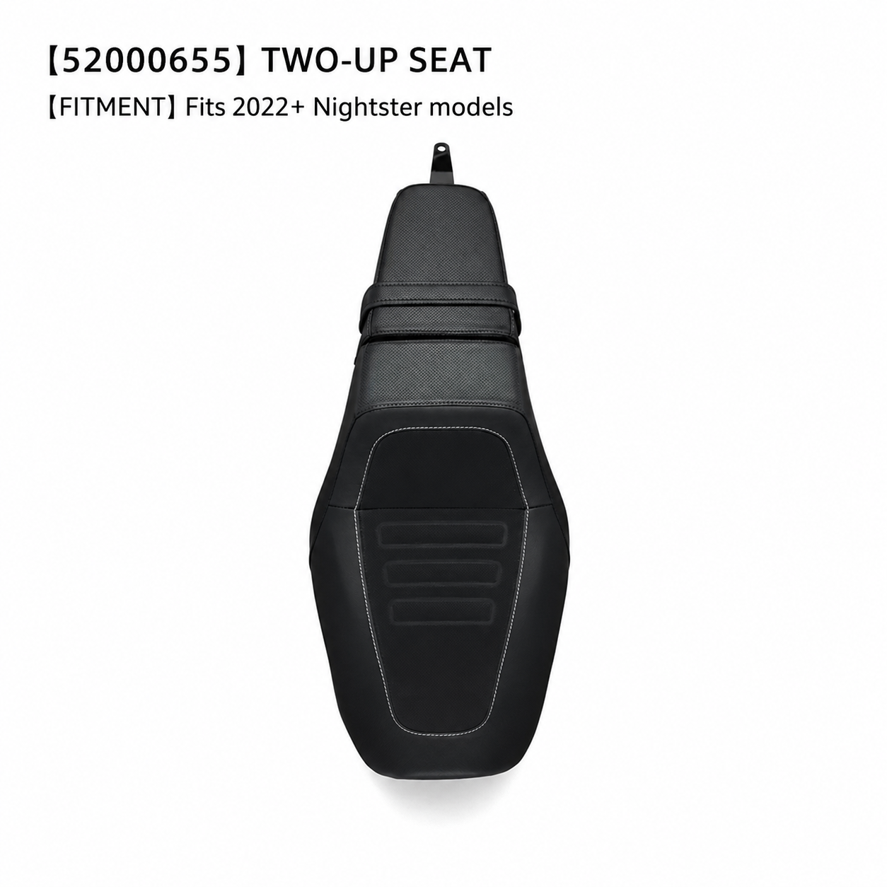 52000655 two-up seat for 2022 and newer Nightster models