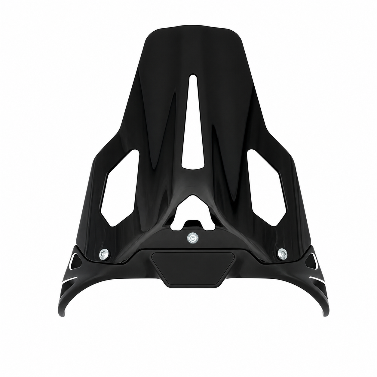 Black Front Windshield