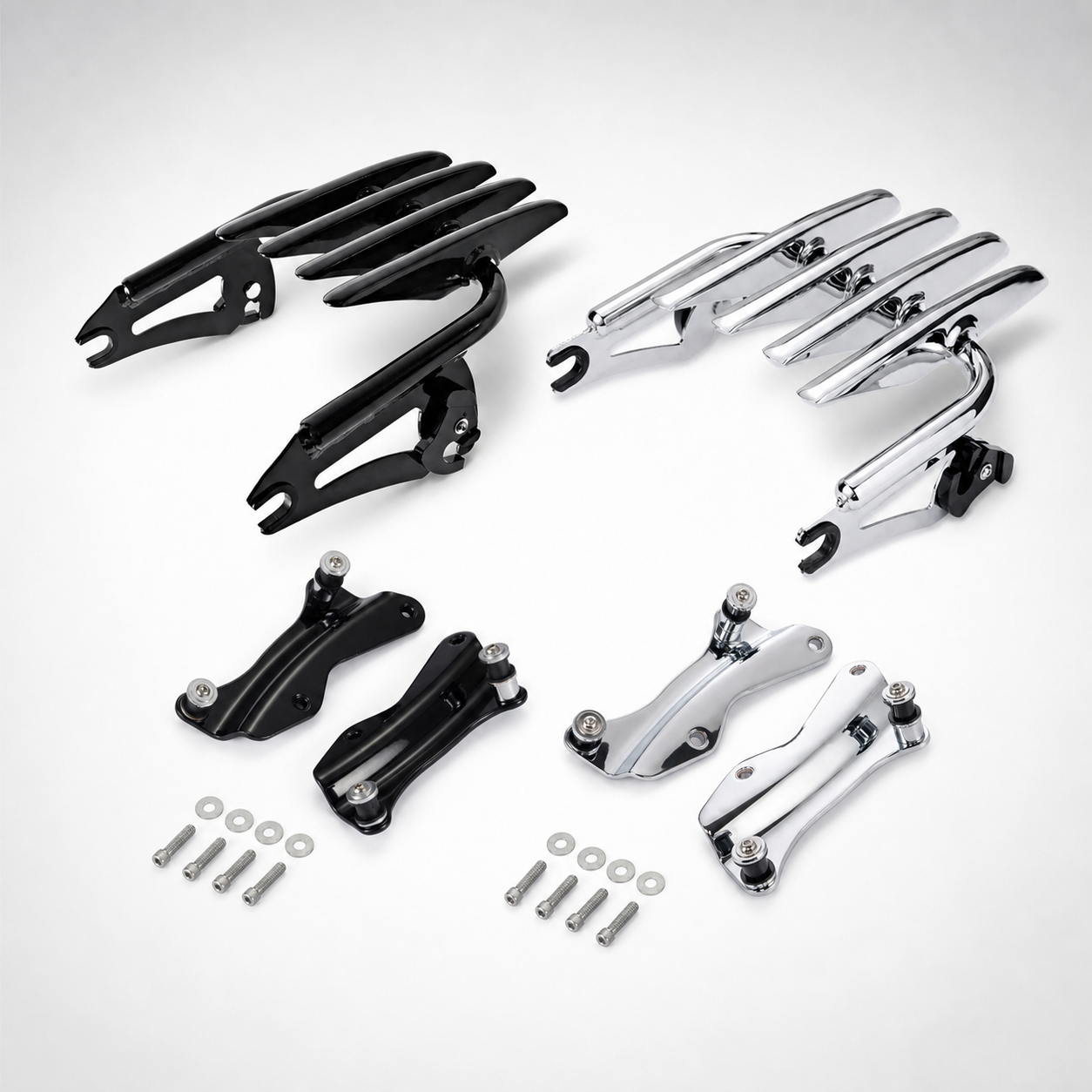 Harley-Davidson Touring luggage rack and docking hardware options