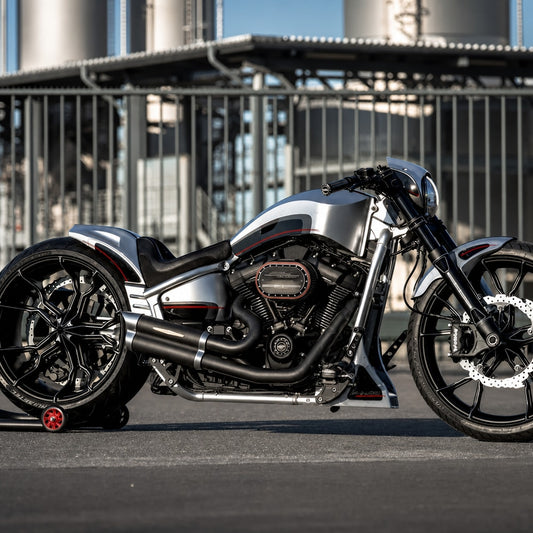 Harley-compatible GP-style Breakout custom build 1