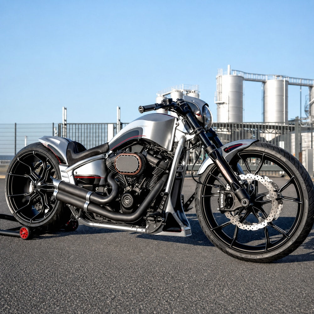 Harley-compatible GP-style Breakout custom build 2