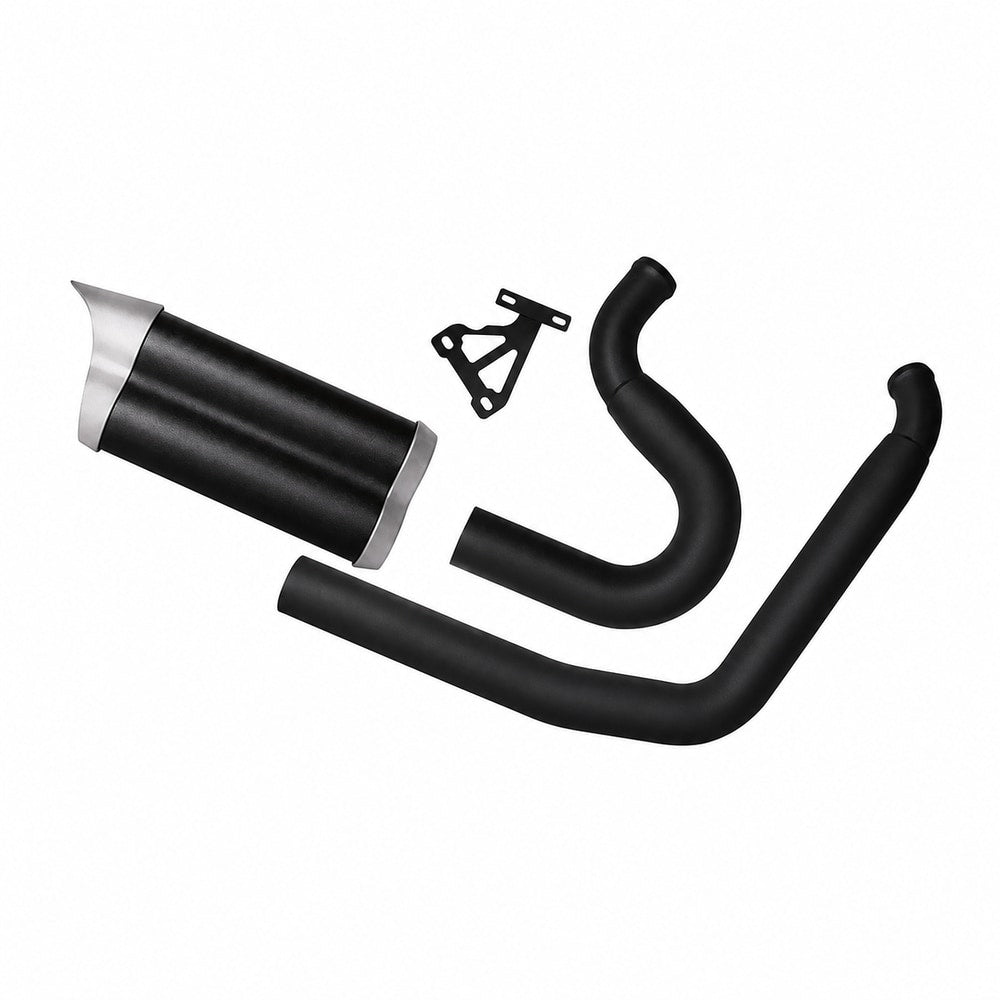 Matte Black Full Exhaust System for Harley-compatible Breakout