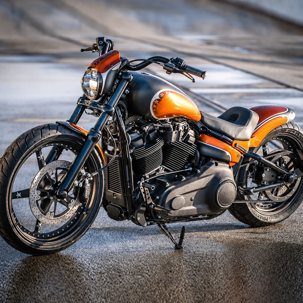 Harley-compatible Street Bob ATLAS-style performance build