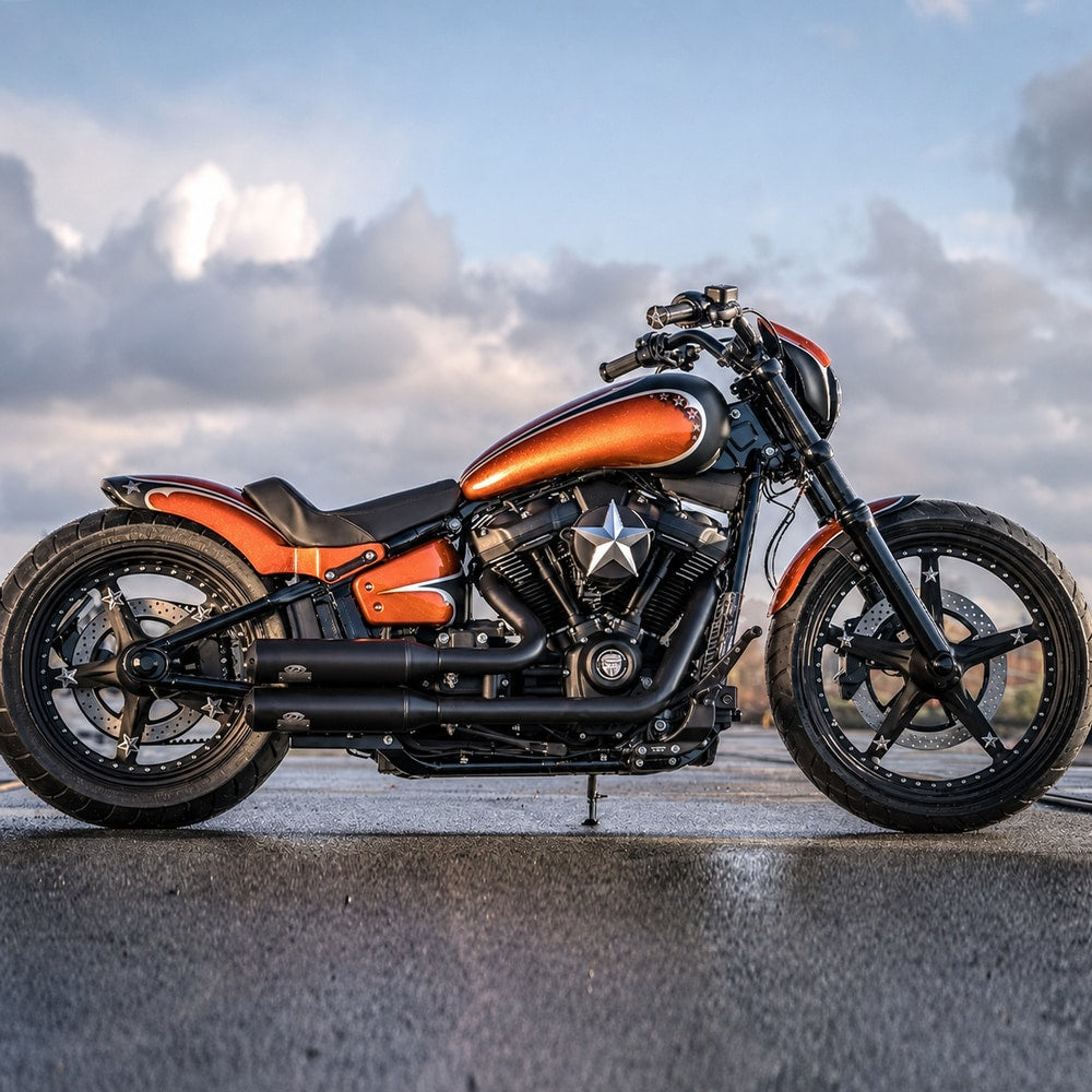 Harley-compatible Street Bob ATLAS-style performance build