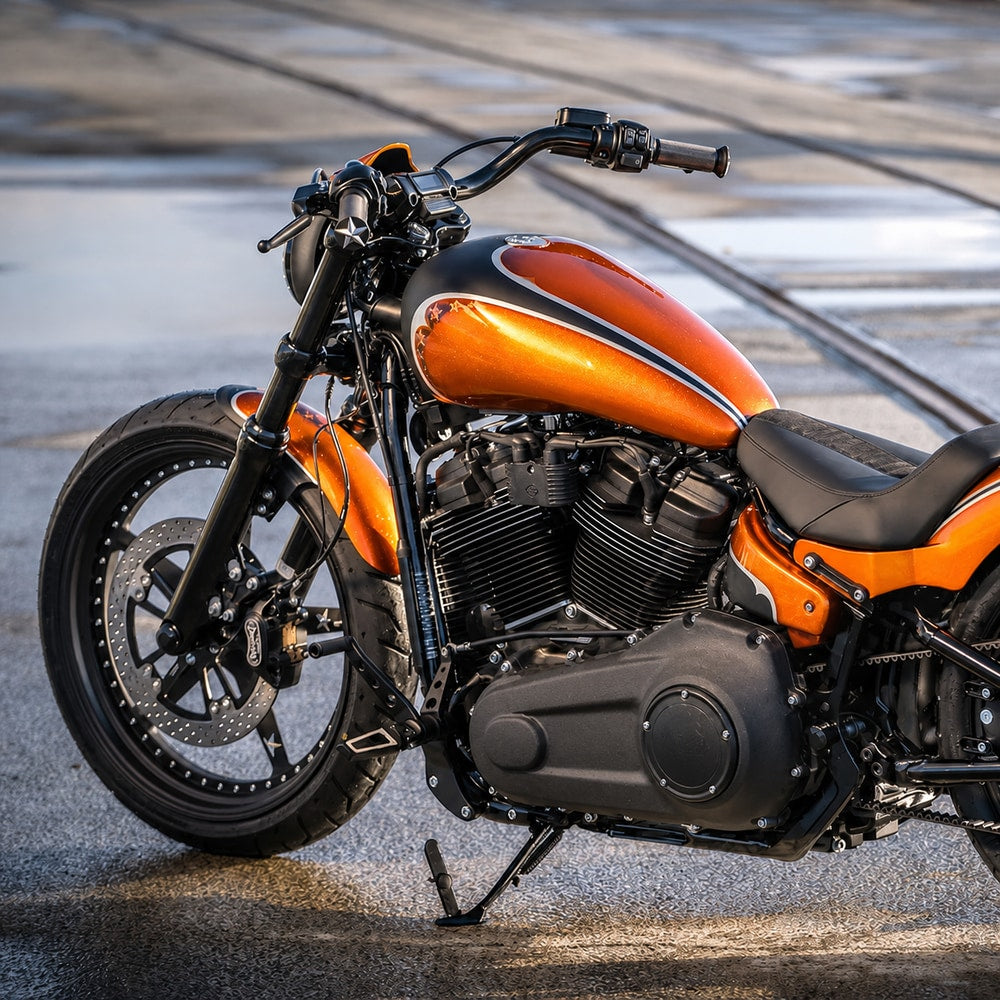 Harley-compatible Street Bob ATLAS-style performance build
