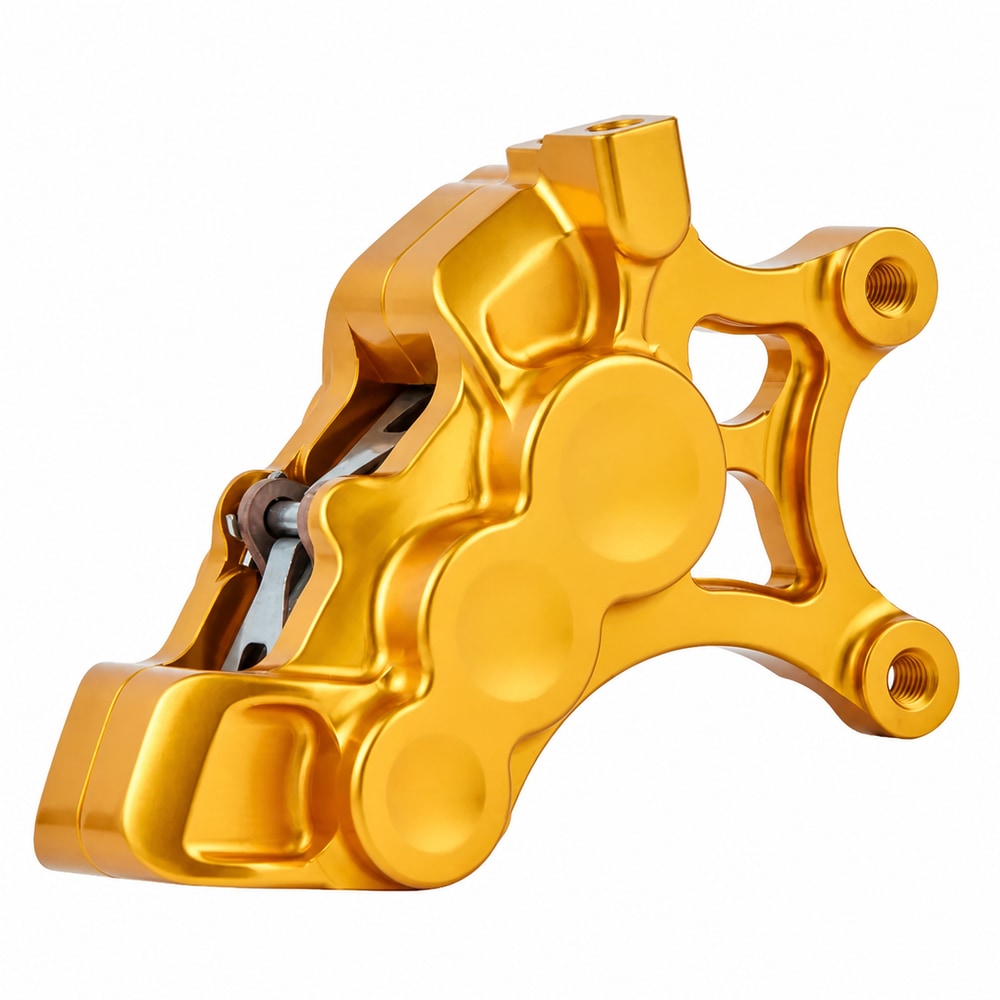 Gold 6-Piston Caliper for 14-Inch Rotor