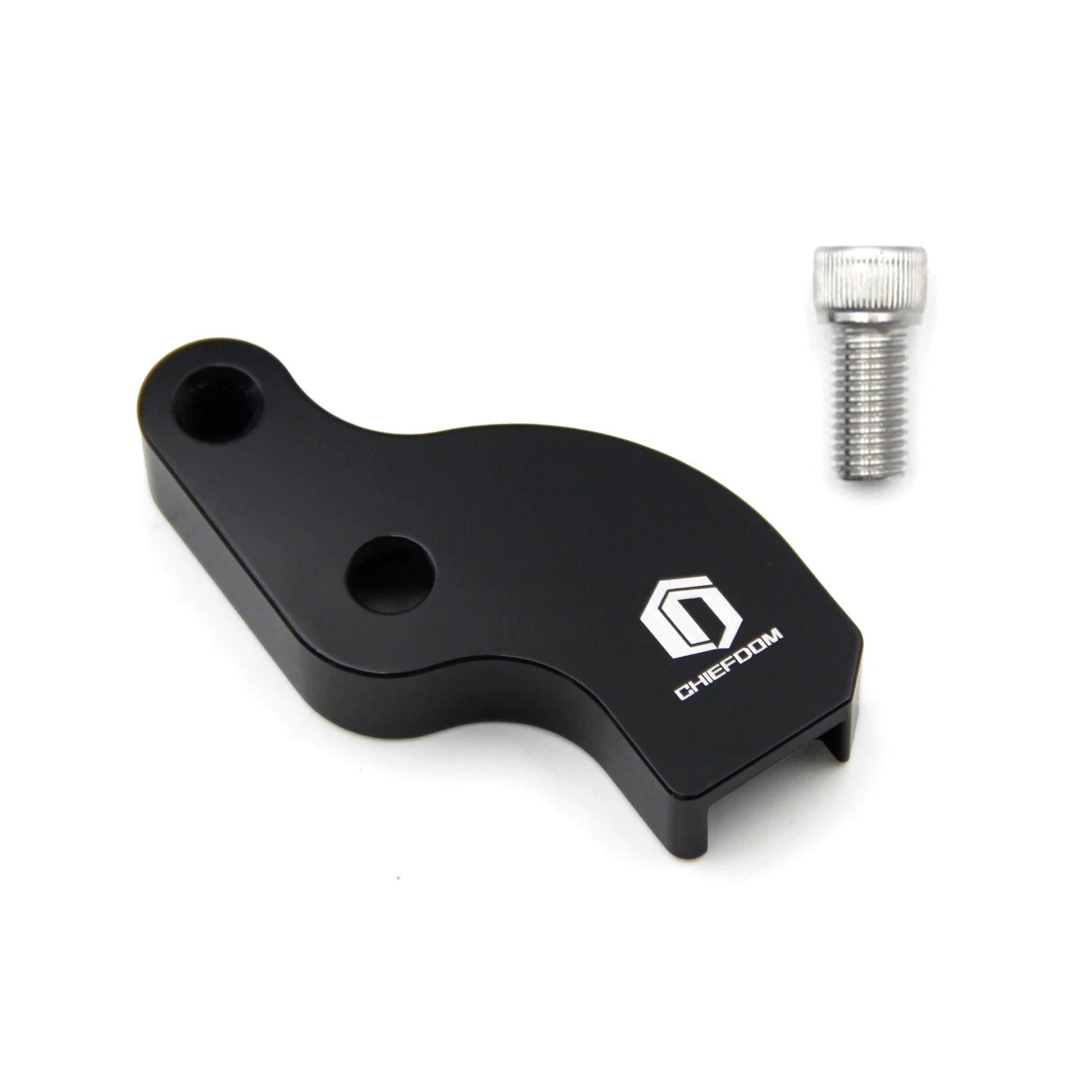 Chiefdom black neutral-shift assist bracket with bolt