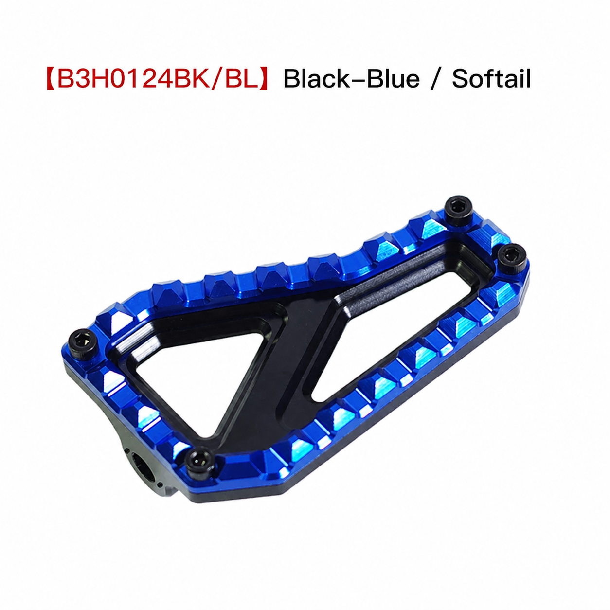 B3H0124BK/BL Black-Blue / Softail