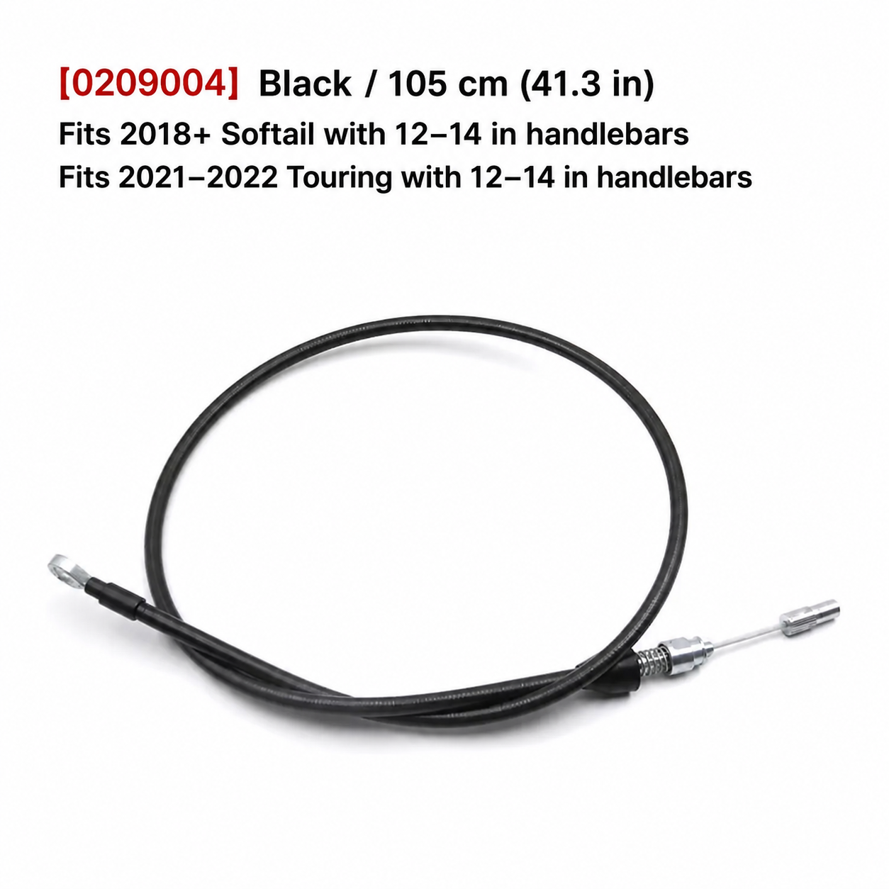 0209004 Black 105 cm clutch cable