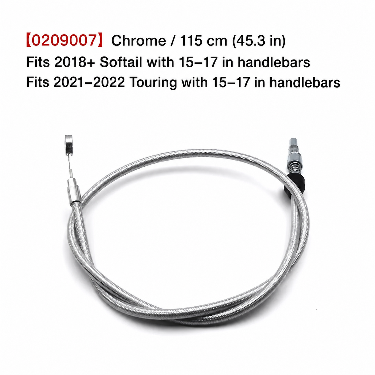 0209007 Chrome 115 cm clutch cable