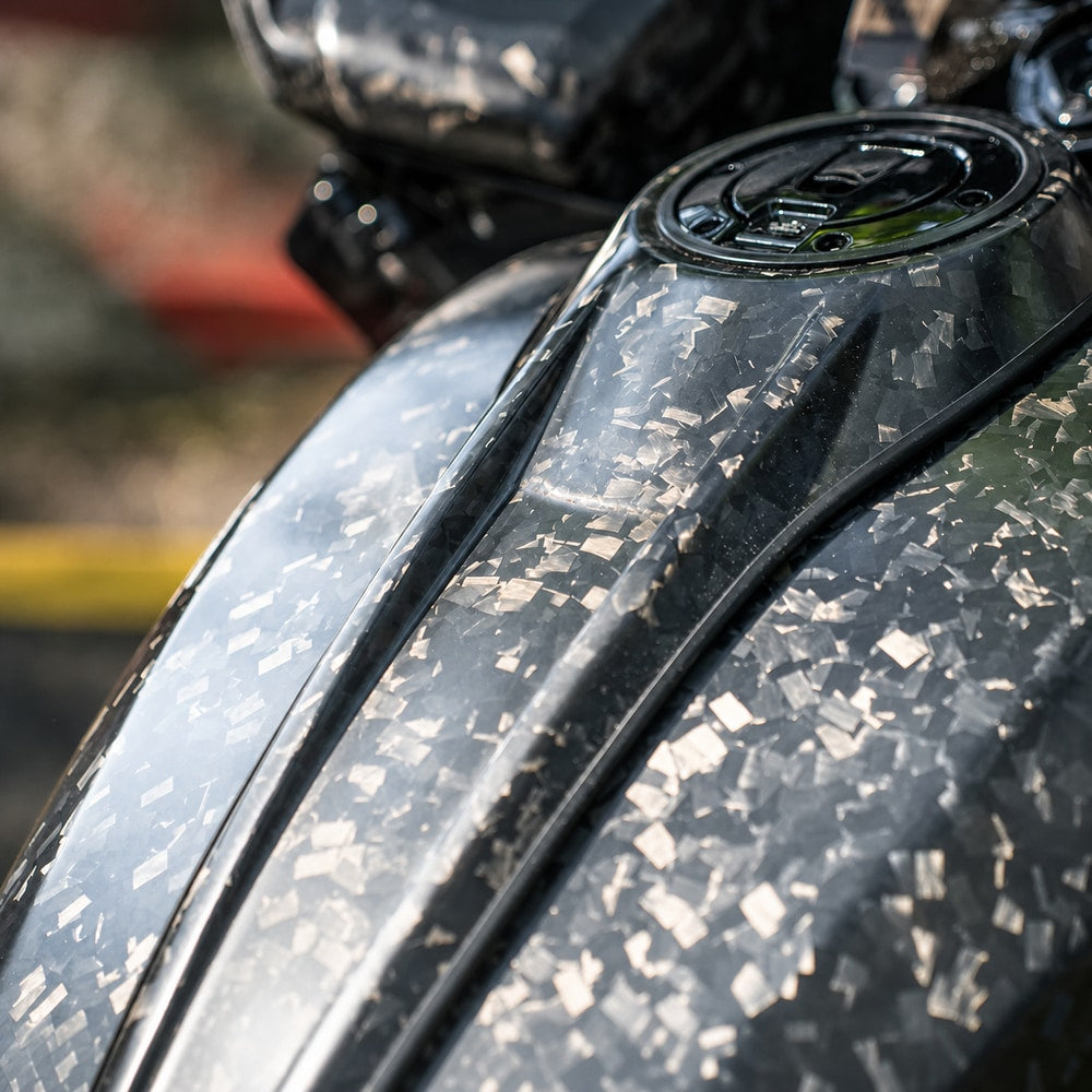 Fuel Tank Decorative Cover PG302 forged carbon-fiber part